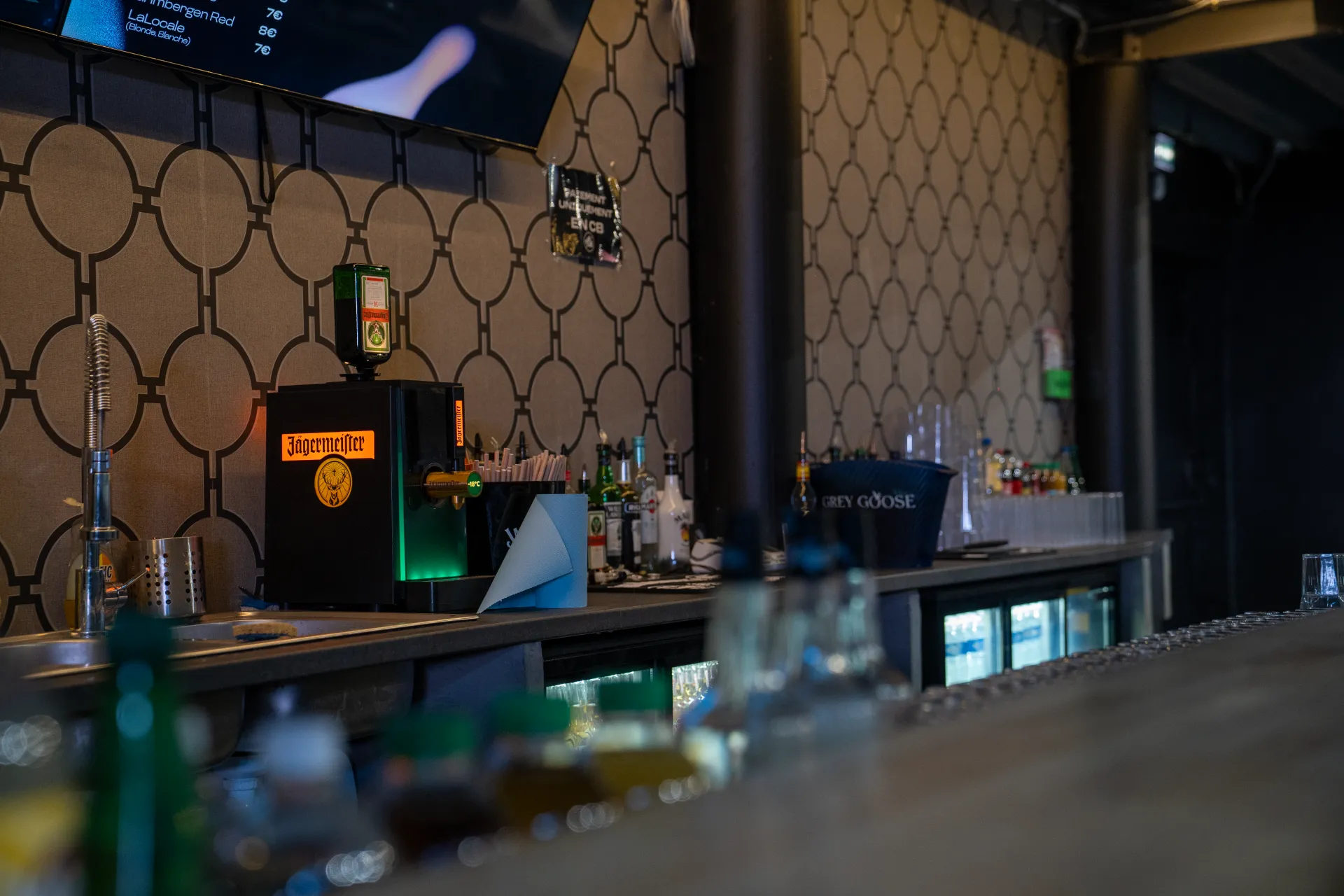 Bars équipés — salle de réception Tarbes